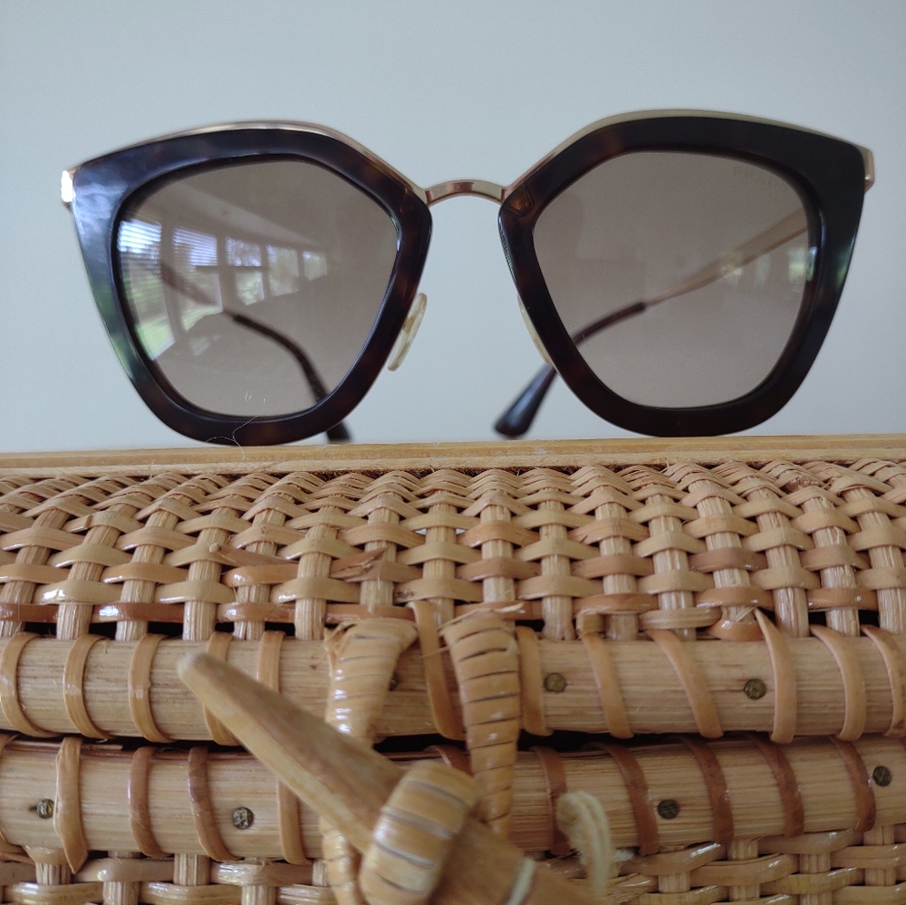Prada Tortoise Cat Eye Sunglasses